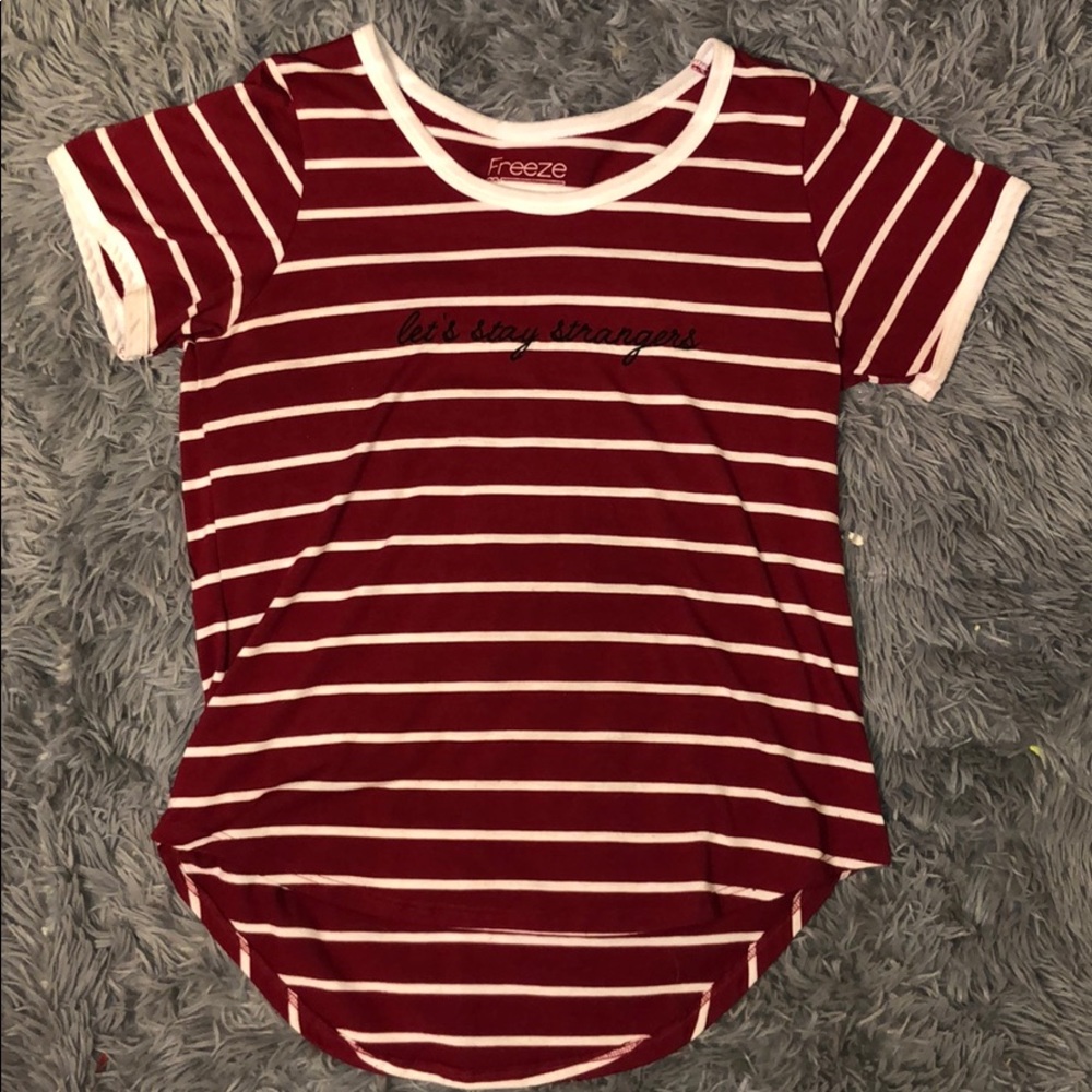 Freeze Rue 21 “Let’s Stay Strangers” T-shirt.